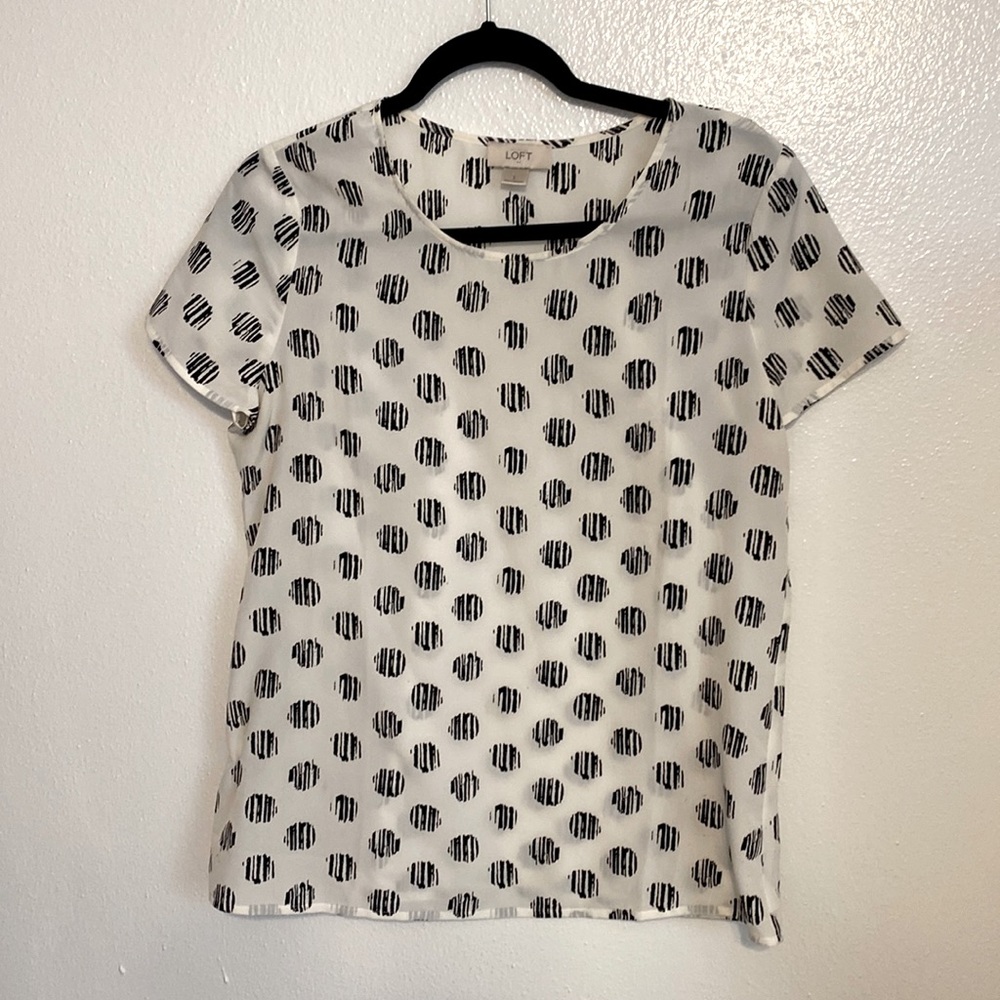 Loft: Polka dot blouse